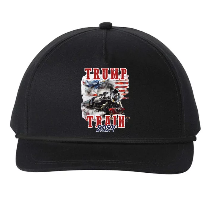 Trump Train 2024 Snapback Five-Panel Rope Hat