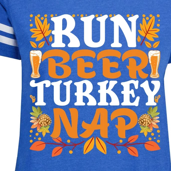 Turkey Trot 2024 Enza Ladies Jersey Football T-Shirt