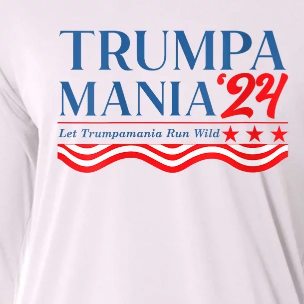 Trumpamania Trump 2024 Let “Trumpamania” Runs Wild Cooling Performance Long Sleeve Crew