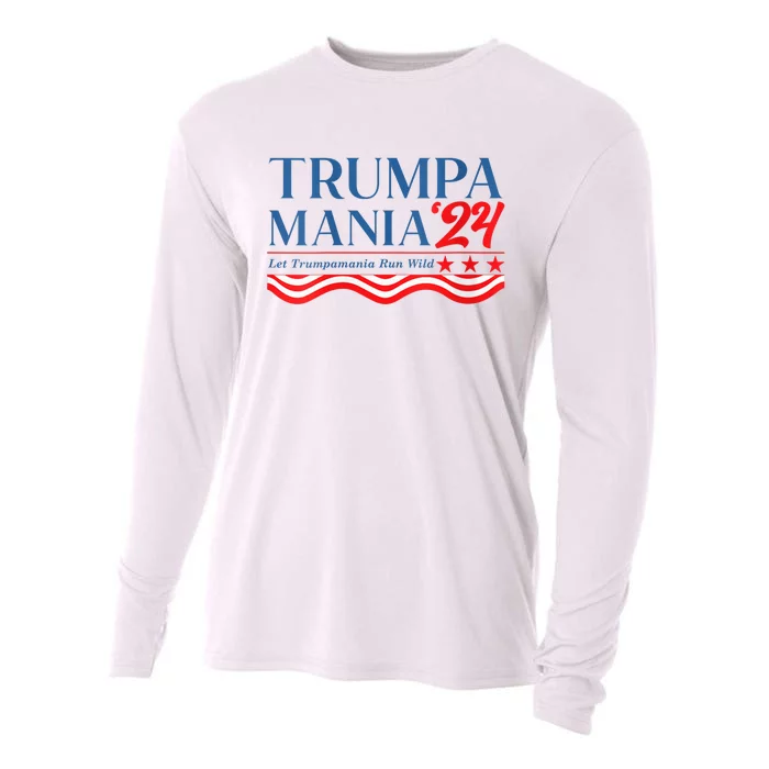 Trumpamania Trump 2024 Let “Trumpamania” Runs Wild Cooling Performance Long Sleeve Crew