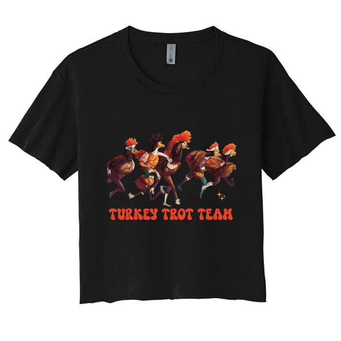 Turkey Trot 2024 Women's Crop Top Tee