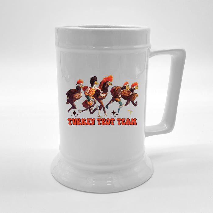 Turkey Trot 2024 Front & Back Beer Stein