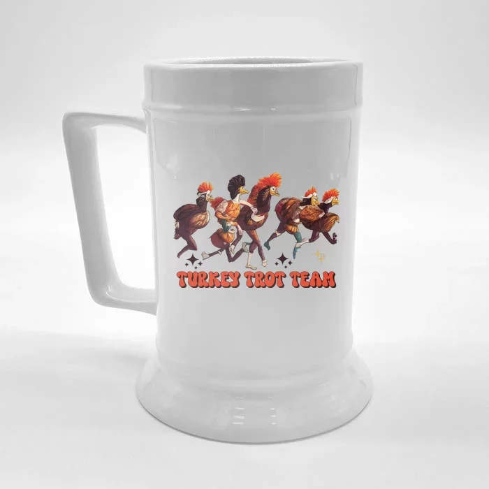 Turkey Trot 2024 Front & Back Beer Stein