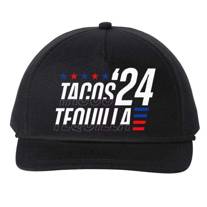 Tacos & Tequila 2024 Election Snapback Five-Panel Rope Hat