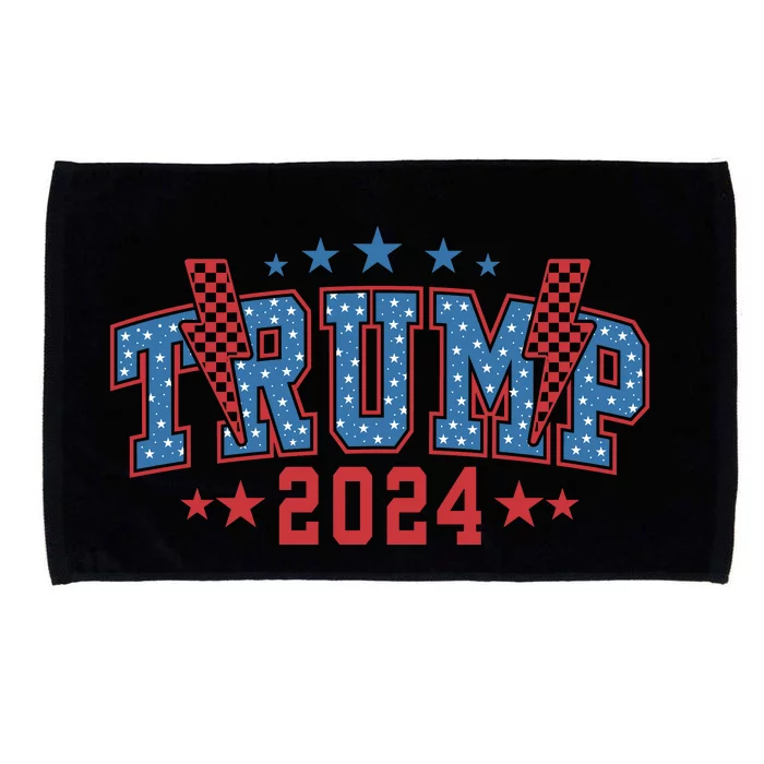 Thunder Trump 2024 Graphic Microfiber Hand Towel