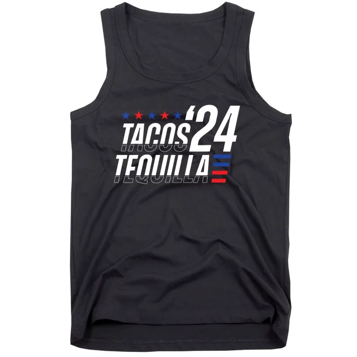 Tacos Tequila 2024 Election Tank Top