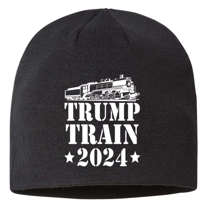 Trump Train 2024 Pro Trump Presidential Election 8 1/2in Sustainable Knit Beanie