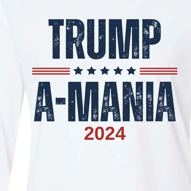 Trumpamania Trumpamania 2024 Womens Cotton Relaxed Long Sleeve T-Shirt