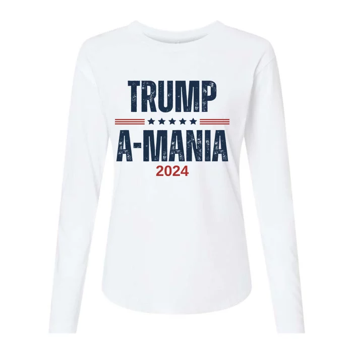 Trumpamania Trumpamania 2024 Womens Cotton Relaxed Long Sleeve T-Shirt