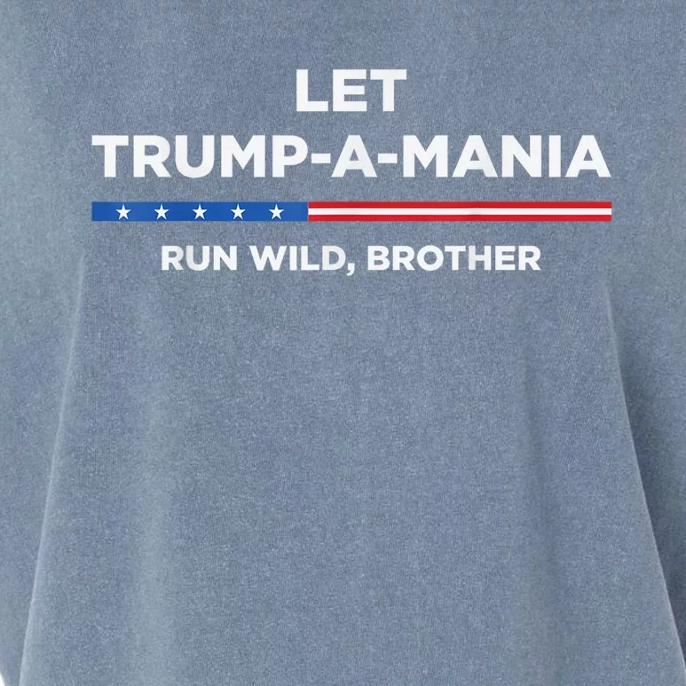 Trumpamania Trump 2024 Trumpamania Trump 2024 Run Wild Brother Garment-Dyed Women's Muscle Tee