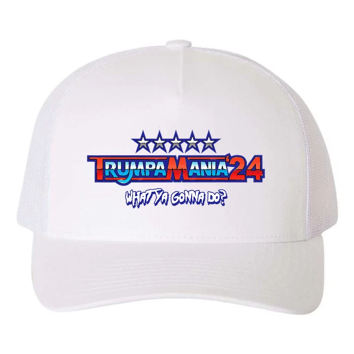 Trumpa mania Trump 2024 Wrestling Meme Yupoong Adult 5-Panel Trucker Hat