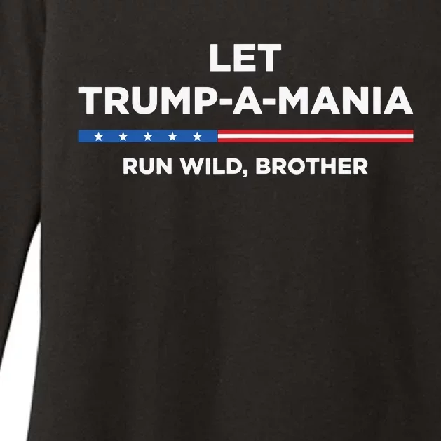 Trumpamania Trump 2024 Womens CVC Long Sleeve Shirt