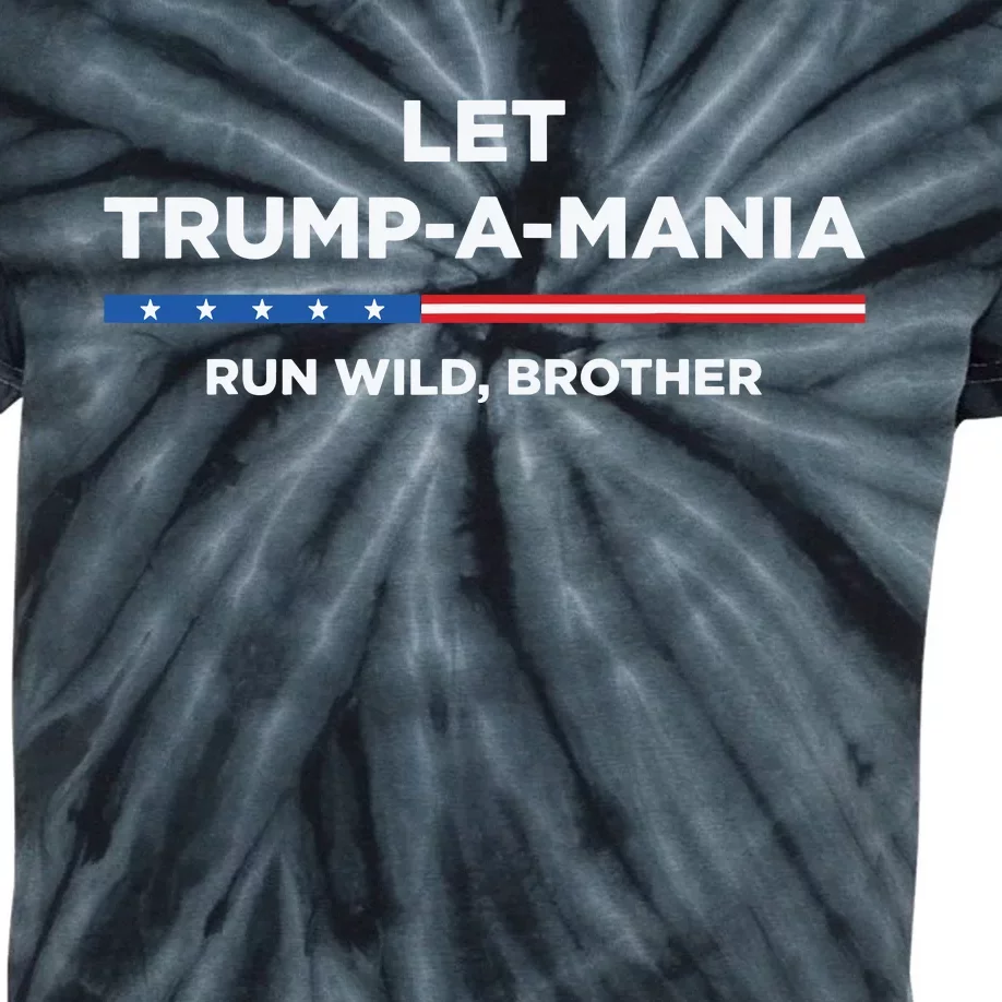 Trumpamania Trump 2024 Kids Tie-Dye T-Shirt