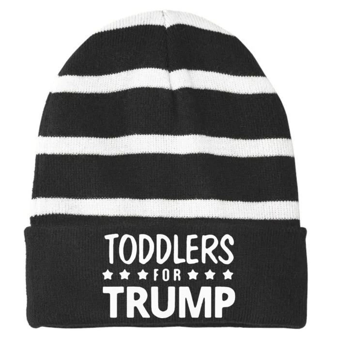 Trump Trump 2024 Striped Beanie with Solid Band