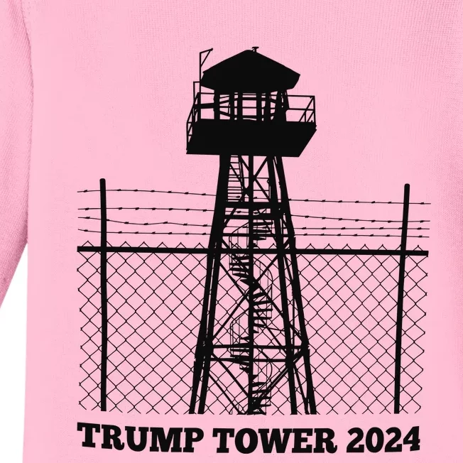 Trump Tower 2024 Baby Long Sleeve Bodysuit