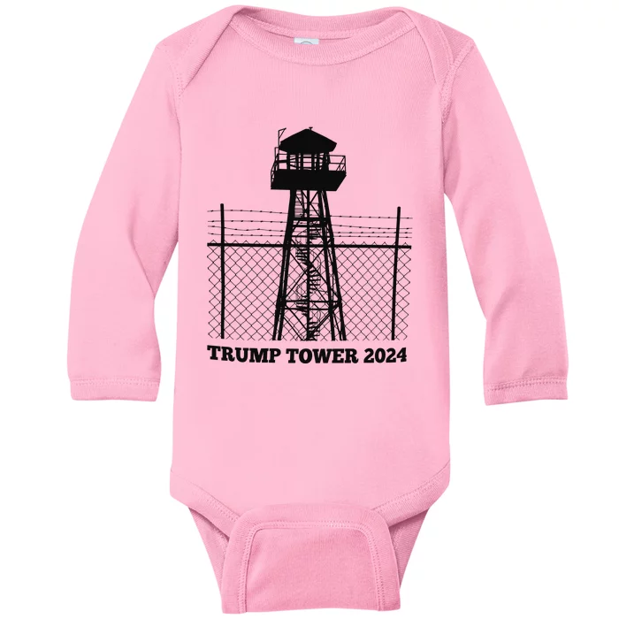 Trump Tower 2024 Baby Long Sleeve Bodysuit