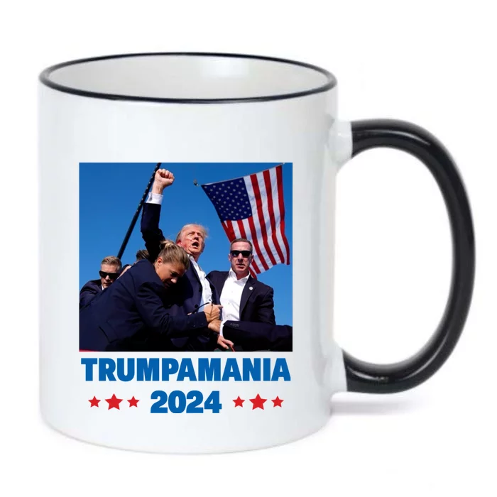 Trump Trumpamania 2024 Let Trumpamania Run Way Brother Black Color Changing Mug