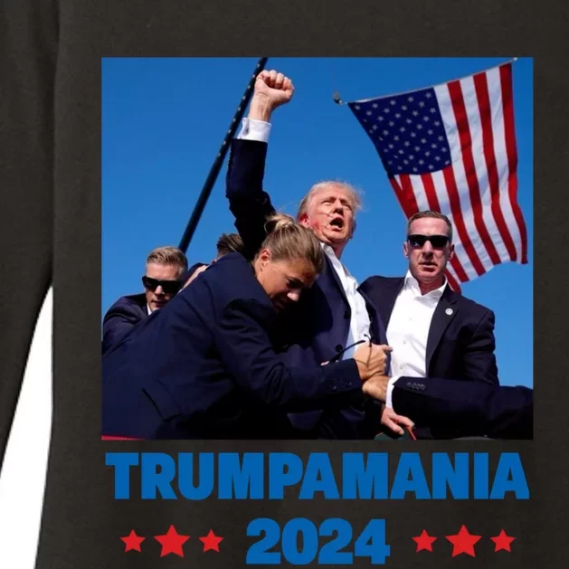 Trump Trumpamania 2024 Let Trumpamania Run Way Brother Womens CVC Long Sleeve Shirt