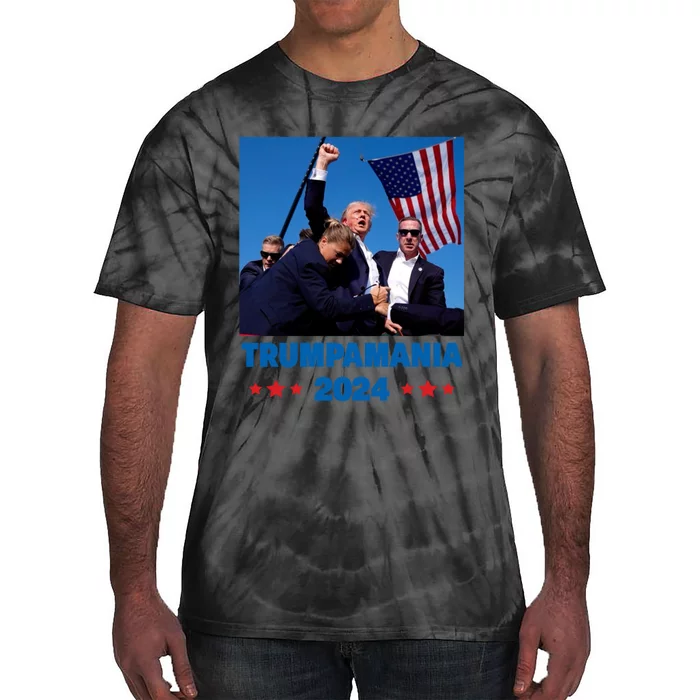 Trump Trumpamania 2024 Let Trumpamania Run Way Brother Tie-Dye T-Shirt