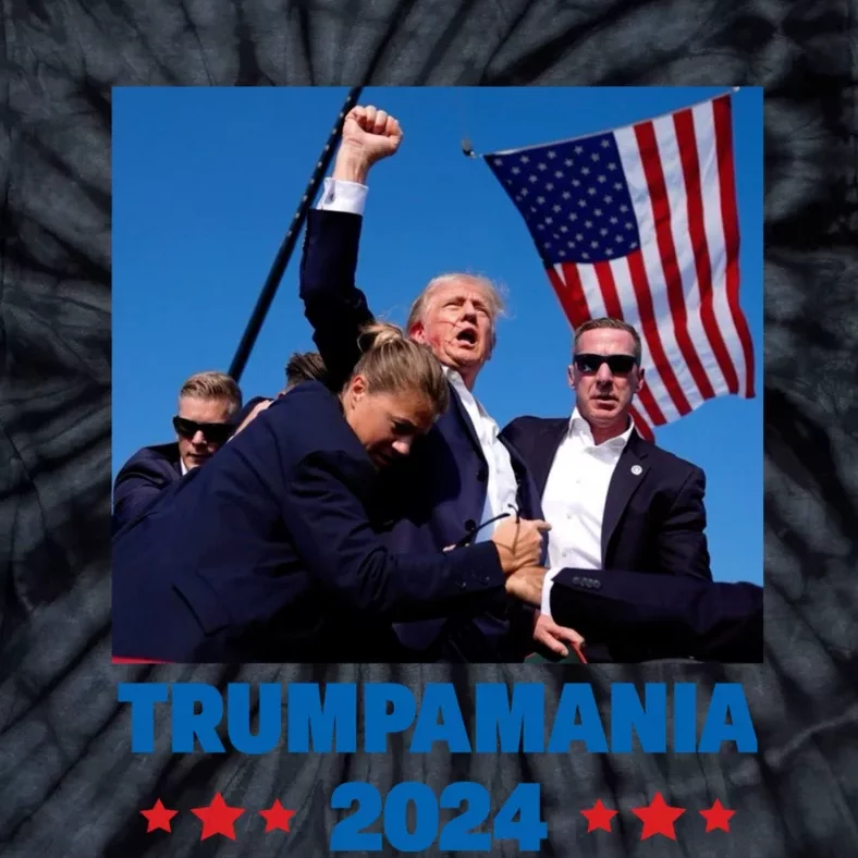 Trump Trumpamania 2024 Let Trumpamania Run Way Brother Tie-Dye T-Shirt