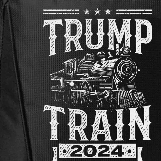 Trump Train 2024 Patriotic Election Design City Backpack