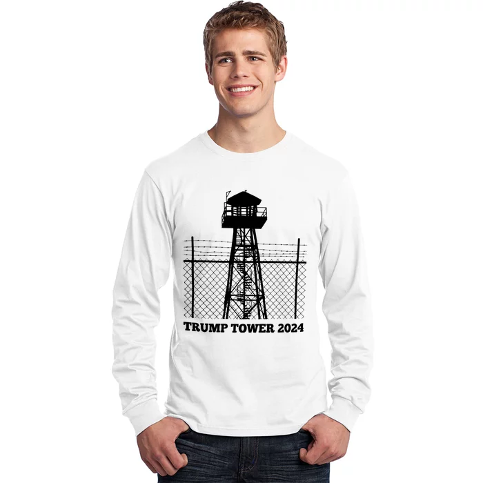 Trump Tower 2024 Trump For Prison Long Sleeve Shirt