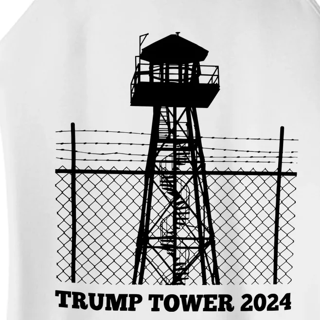 Trump Tower 2024 Trump For Prison Women’s Perfect Tri Rocker Tank