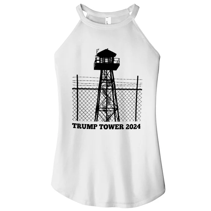 Trump Tower 2024 Trump For Prison Women’s Perfect Tri Rocker Tank