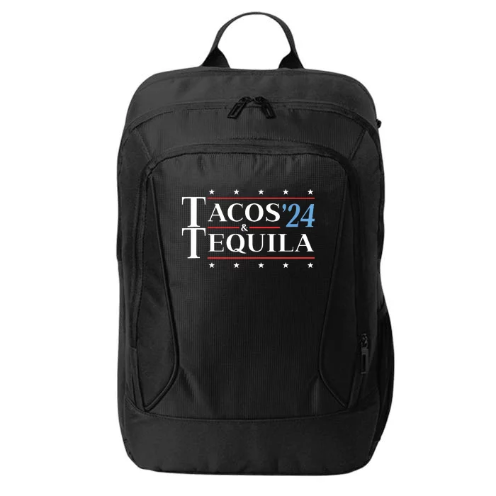 Tacos & Tequila 24 Funny Presidential Election 2024 Parody City Backpack