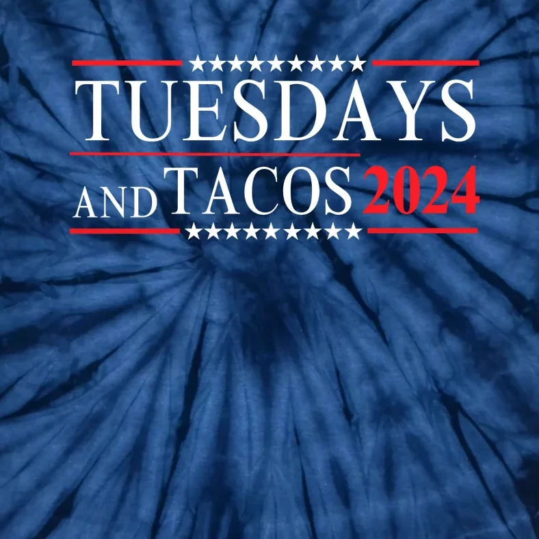 Tuesdays & Tacos 2024 Funny Foodie Trendy Mexican Fiesta Foodie Humor Taco Lover Tie-Dye T-Shirt