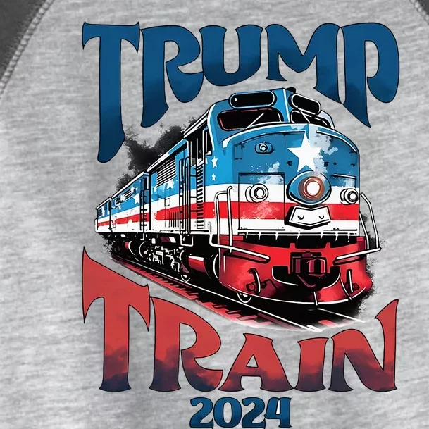 Trump Train 2024 Toddler Fine Jersey T-Shirt