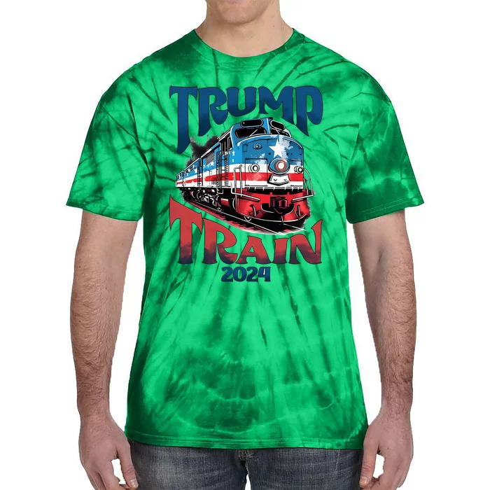 Trump Train 2024 Tie-Dye T-Shirt