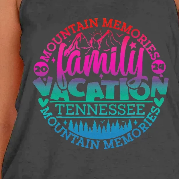 Tennessee Trip 2024 Family Vacation Making Memories Trip Women's Knotted Racerback Tank