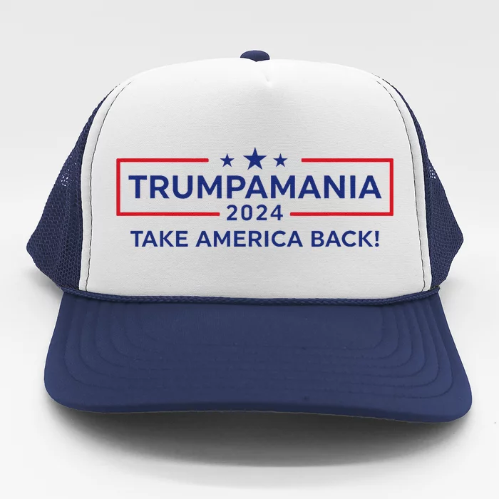 Trumpamania Trump 2024 Election Republican President Trucker Hat