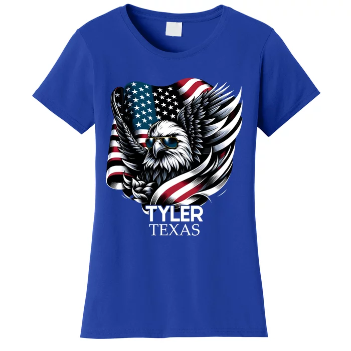 Tyler Texas 4th Of July Usa American Flag Cool Gift Women's T-Shirt