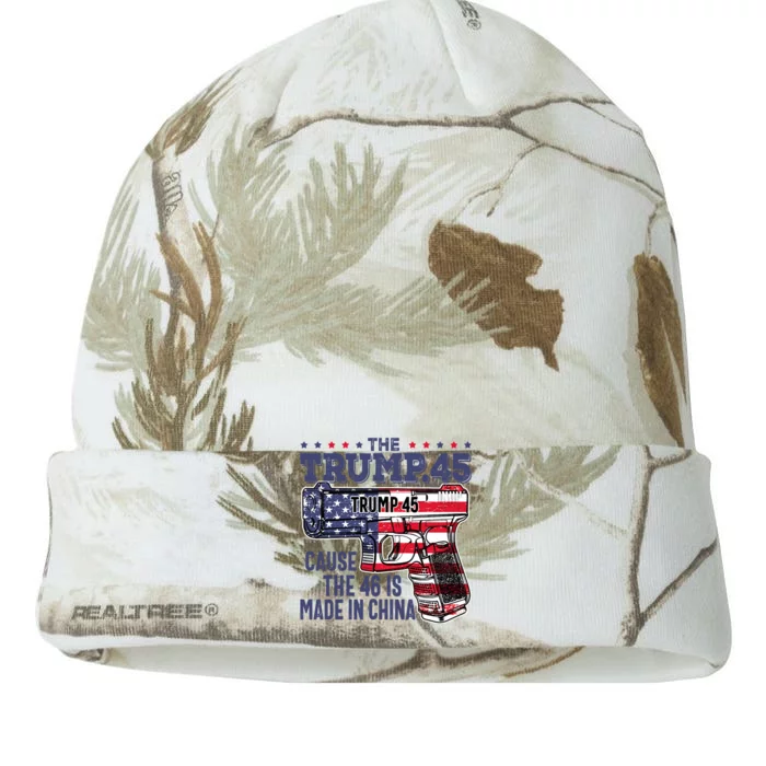 The Trump 45 Cause The 46 Is Made In China Kati - 12in Camo Beanie