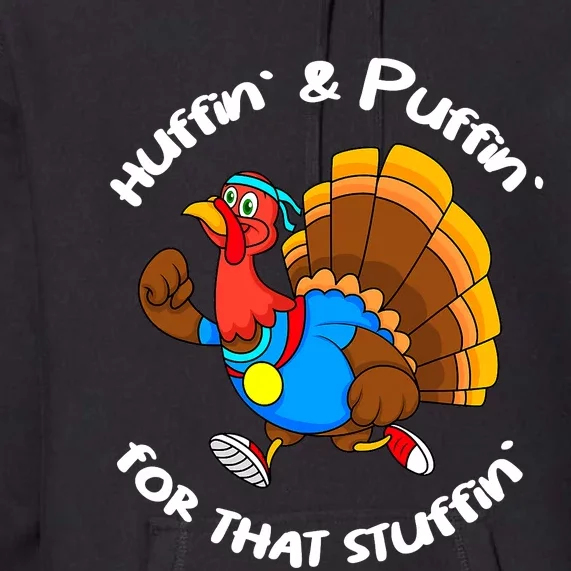 Turkey Trot 5k Funny Thanksgiving Day Race Premium Hoodie