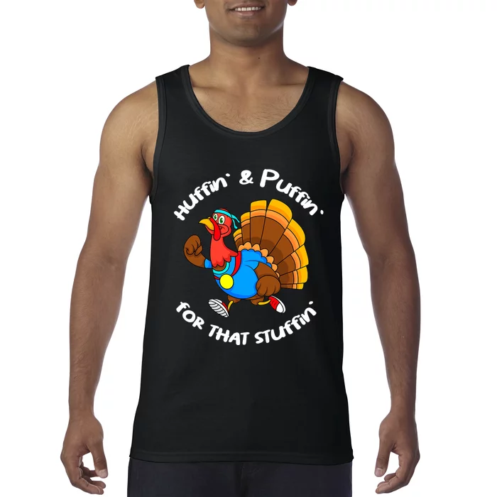 Turkey Trot 5k Funny Thanksgiving Day Race Tank Top