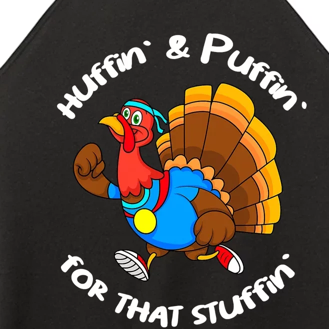 Turkey Trot 5k Funny Thanksgiving Day Race Women’s Perfect Tri Rocker Tank