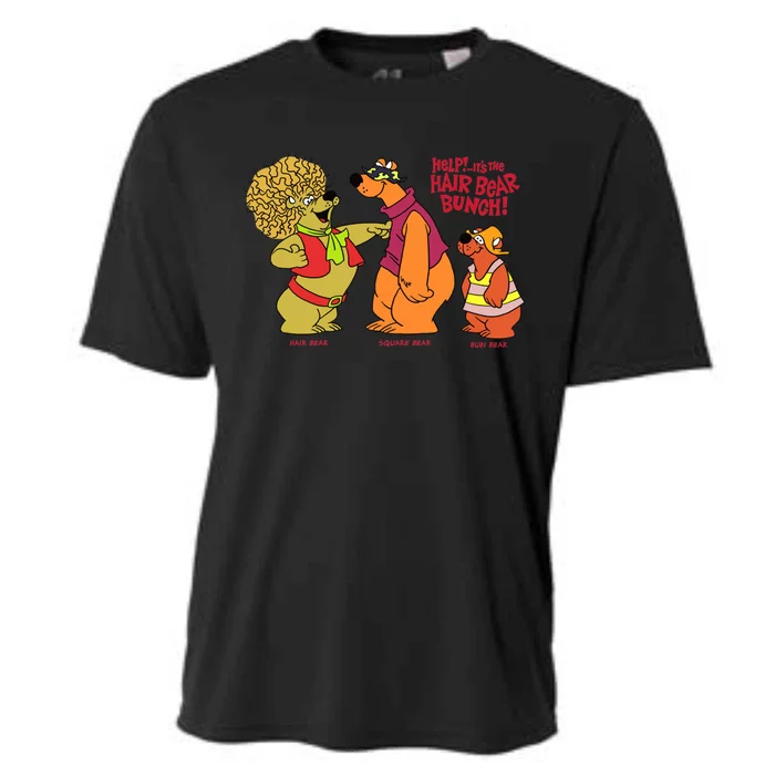 Tribute To 70s &Quot;Help! ... It&X27;S The Hair Bear Bunch!&Quot; Cartoon Serie Cooling Performance Crew T-Shirt