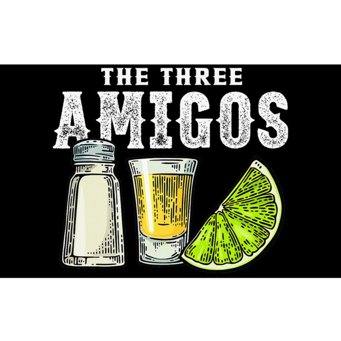 The Three Amigos Lime Salt Tequila Bumper Sticker