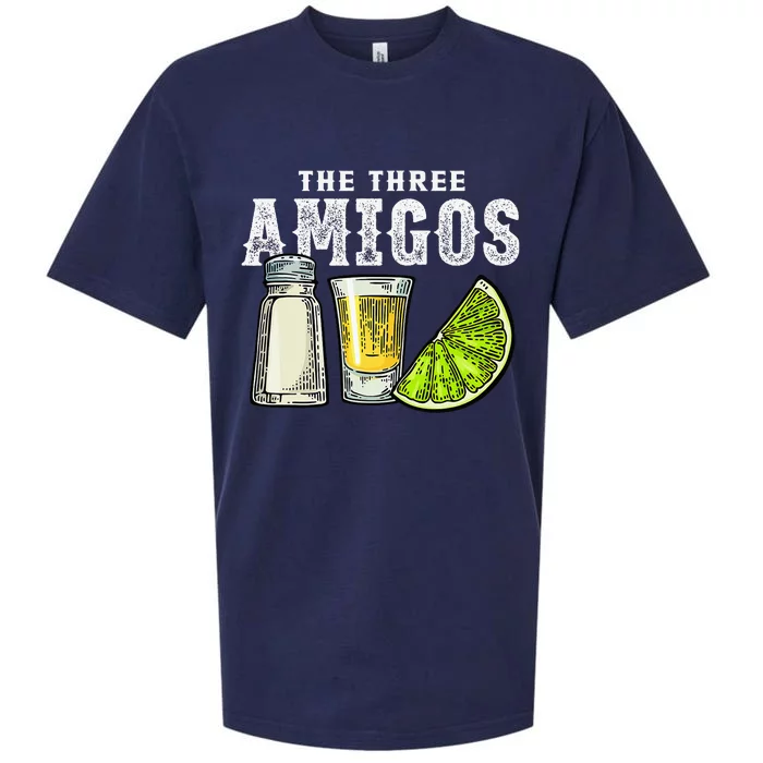 The Three Amigos Lime Salt Tequila Sueded Cloud Jersey T-Shirt