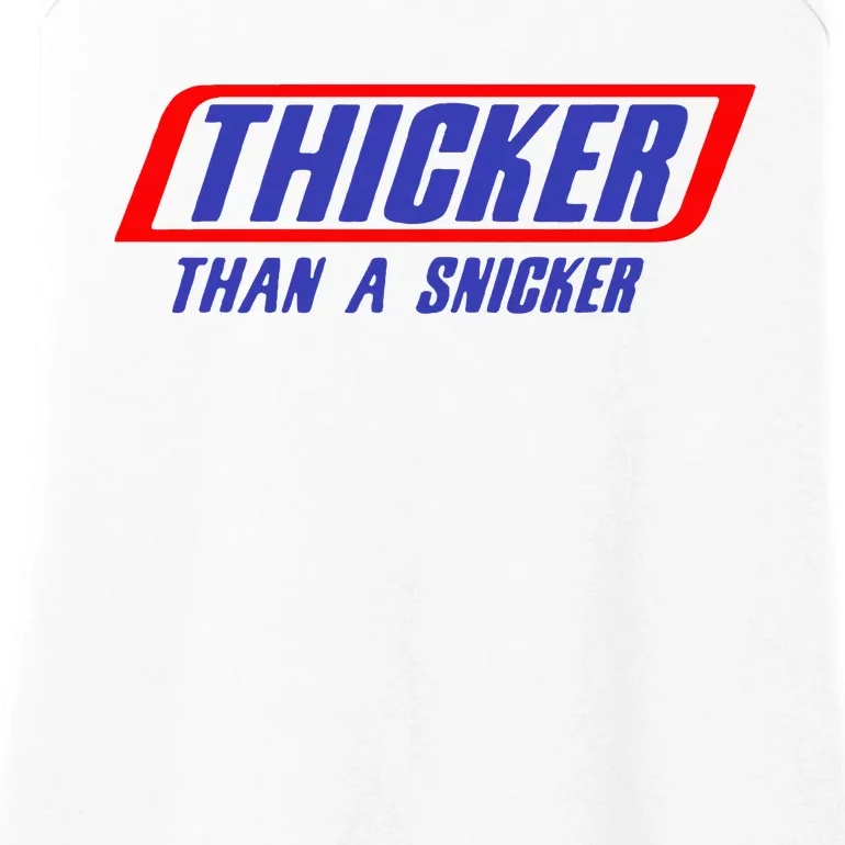 Thicker Than A Snicker Ladies Essential Tank