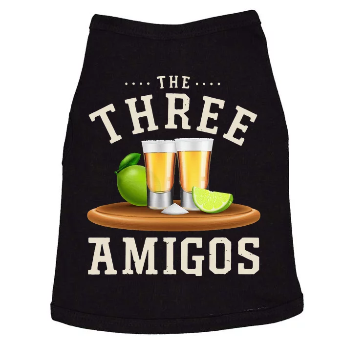 The Three Amigos Lime Salt Tequila Funny Cinco De Mayo Gifts Doggie Tank