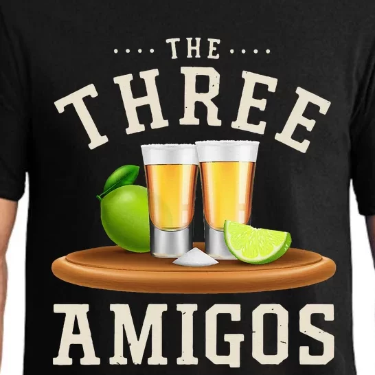 The Three Amigos Lime Salt Tequila Funny Cinco De Mayo Gifts Pajama Set