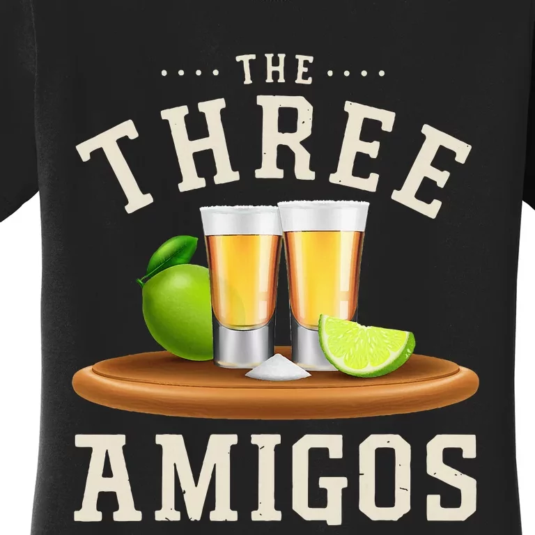 The Three Amigos Lime Salt Tequila Funny Cinco De Mayo Gifts Women's T-Shirt