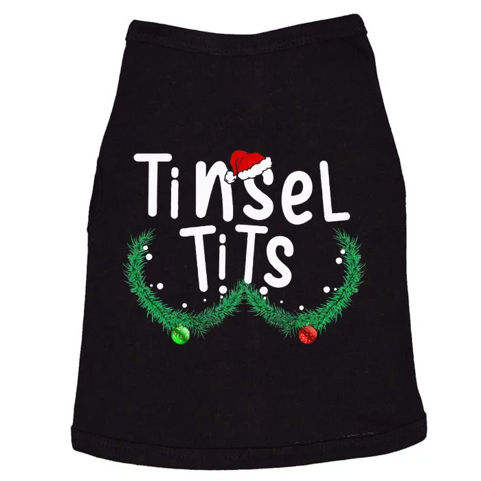 Tinsel Tits And Jingle Balls Funny Matching Christmas Couple Doggie Tank