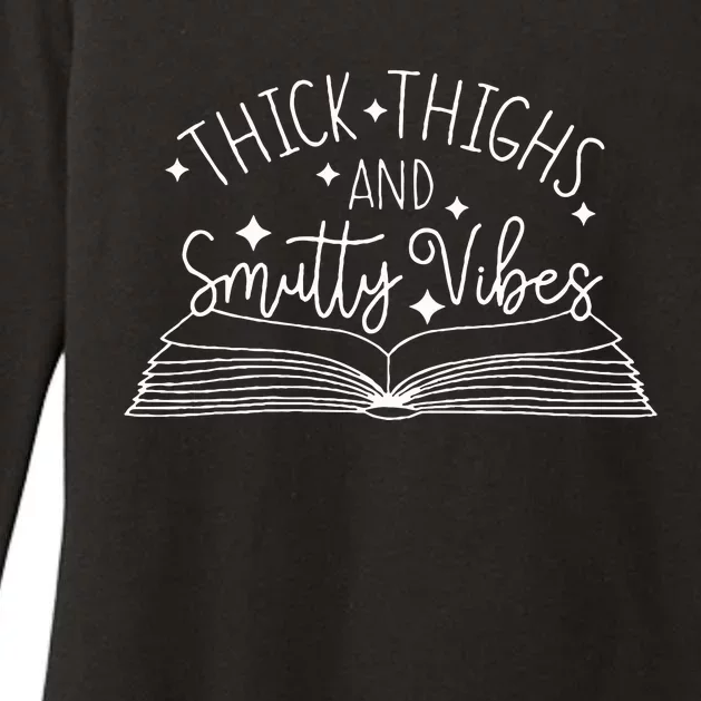 Thick Thighs And Smutty Vibes Smut Reader Womens CVC Long Sleeve Shirt