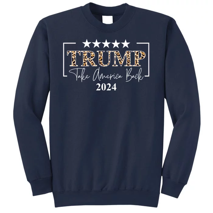 Trump Take America Back 2024 Cheetah Print Election Sweatshirt