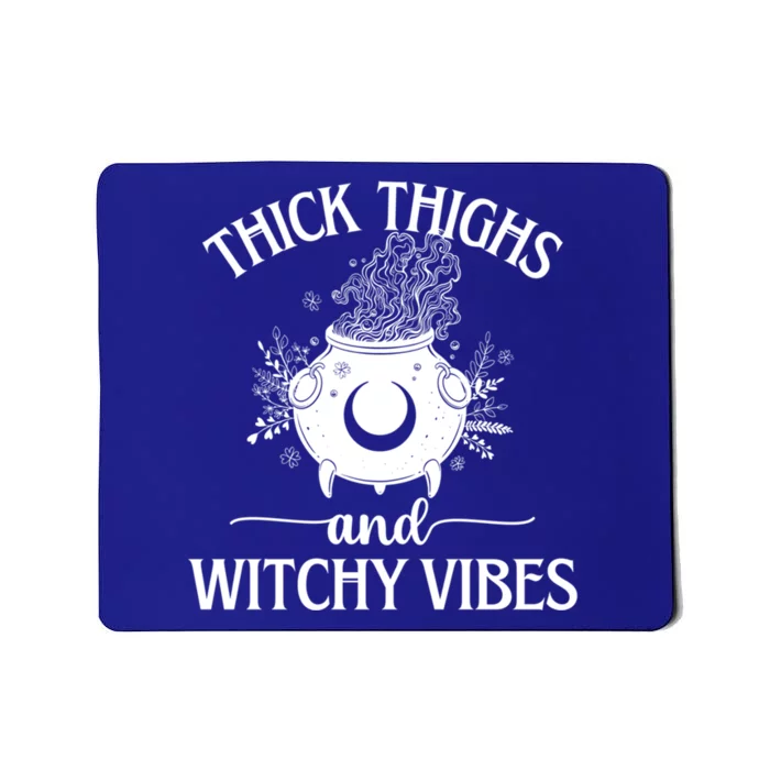 Thick Thighs And Witchy Vibes Halloween Cute Gift Mousepad